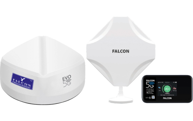 Zwei weiße, quadratisch geformte Geräte mit abgerundeten Ecken und einem kleinen Bildschirm mit bunter Anzeige