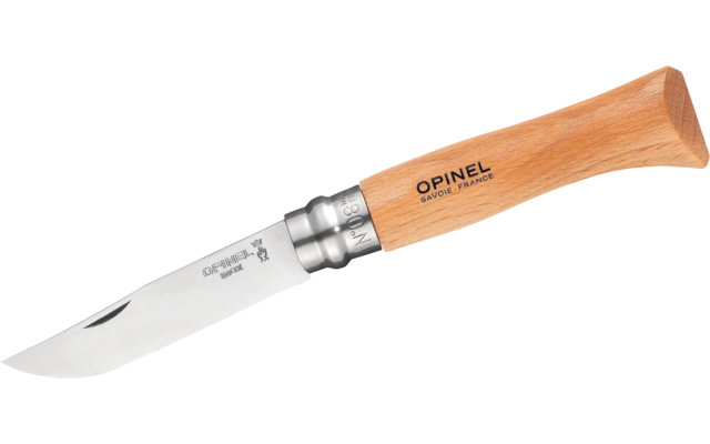 Opinel Picnic Plus cutlery set 4 pieces for pocket knife No.8 11 cm beige/silver
