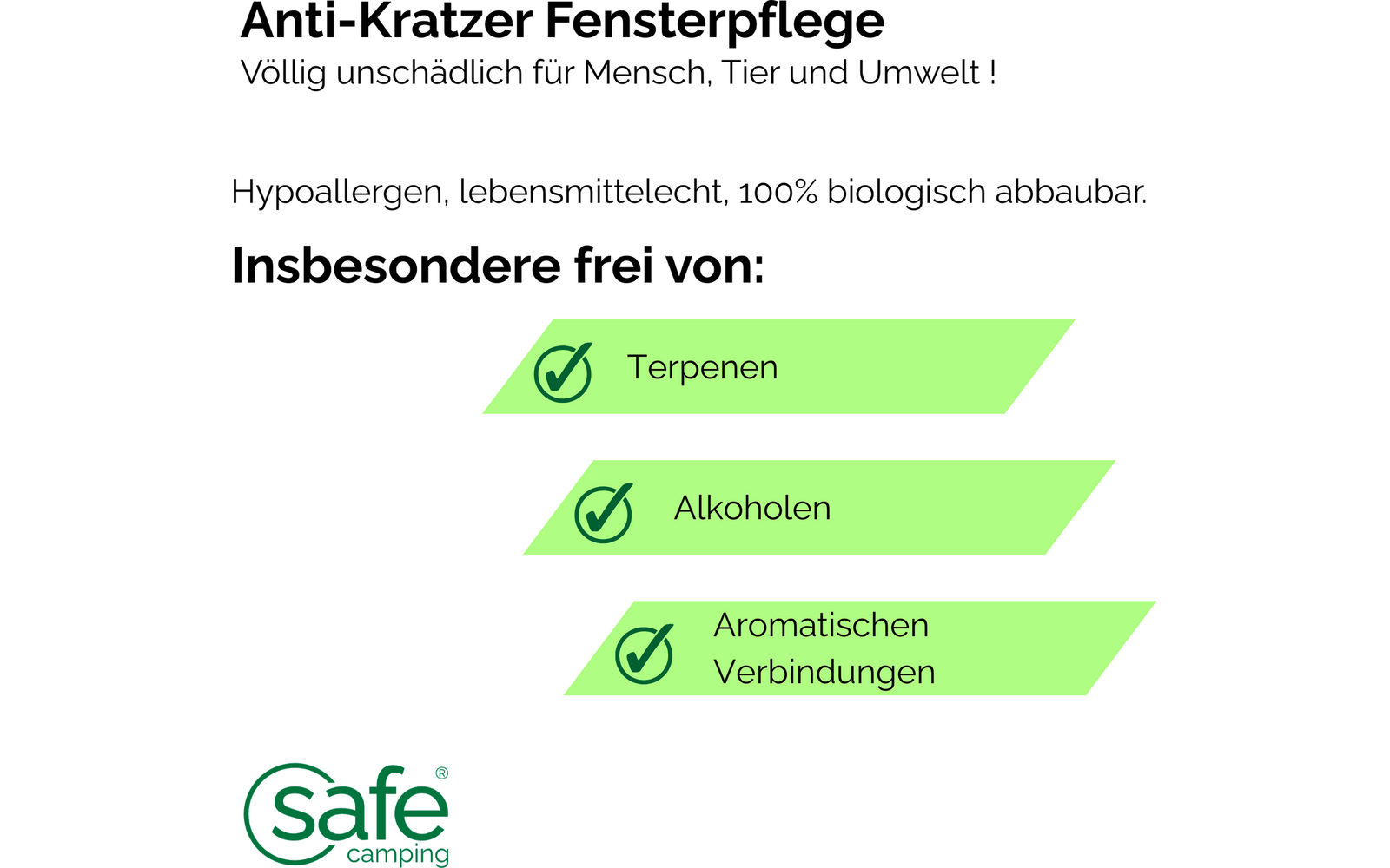 Produktbild Safe Camping Anti-Kratzer Fensterpflege f&uuml;r Acrylglas und PVC 1