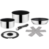Brunner Academy Mini cooking set with pan and pots 5-piece set with carrying bag