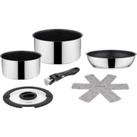 Mini set de cuisine avec po&ecirc;le et casseroles 5 pcs. avec sac de transport Academy Brunner