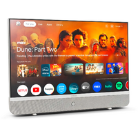 Selfsat MSD 27 Streaming Display 27 Zoll Full-HD mit Google TV und Akku wei&szlig;