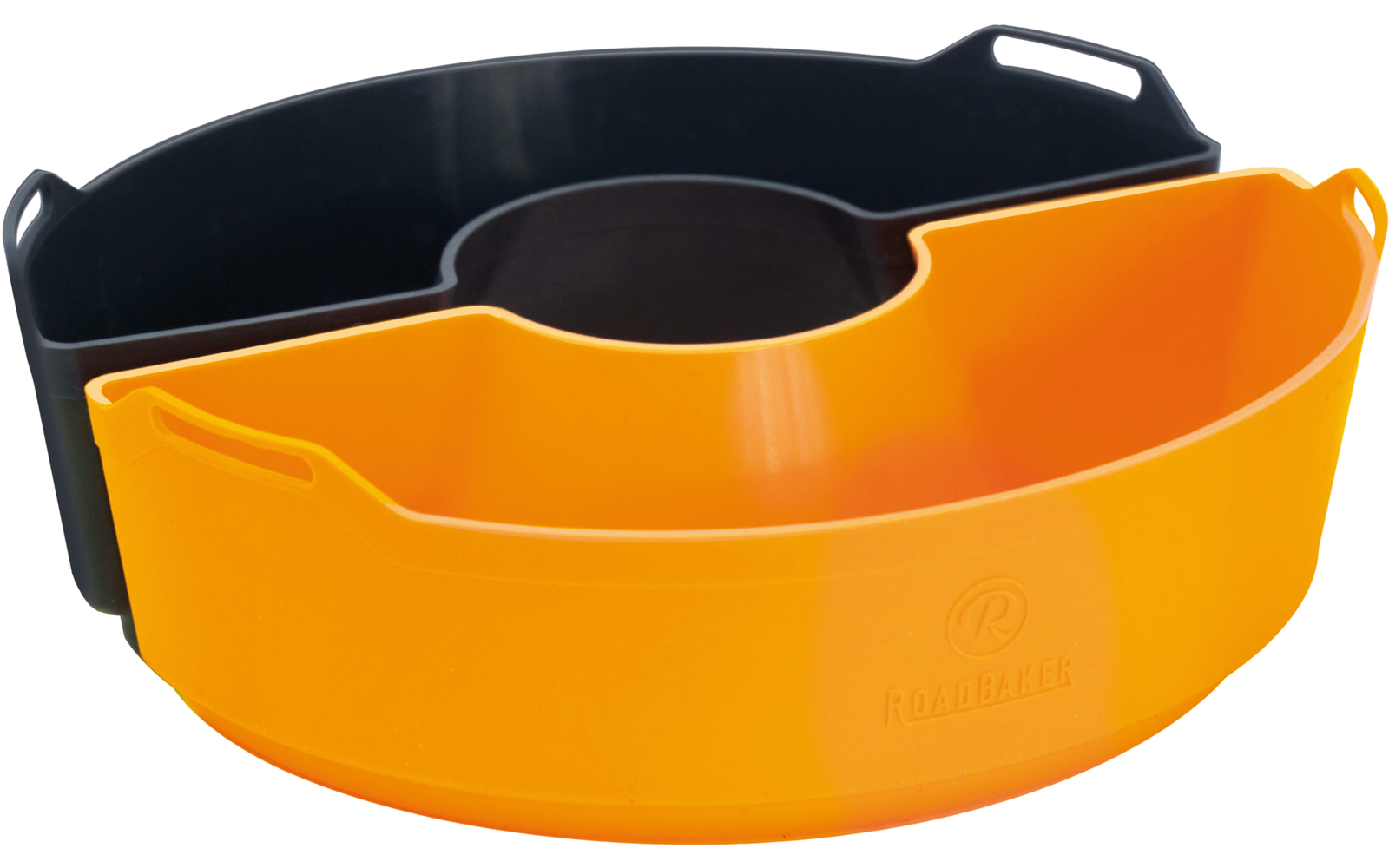 Produktbild Roadbaker RoadSilicone Half & Half Silikonbackformen 2-er Set Halbformen f&uuml;r Campingbackofen 1