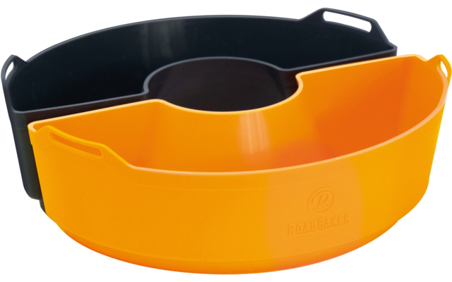 Produktbild Roadbaker RoadSilicone Half & Half Silikonbackformen 2-er Set Halbformen f&uuml;r Campingbackofen 1