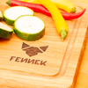Fennek wooden cutting board large 40 x 25 x 2 cm
