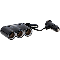Dunlop 3-fach Steckdose 12/24 V mit 2 x USB
