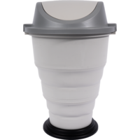 Berger Foldish faltbarer M&uuml;lleimer 15 Liter inkl. Deckel