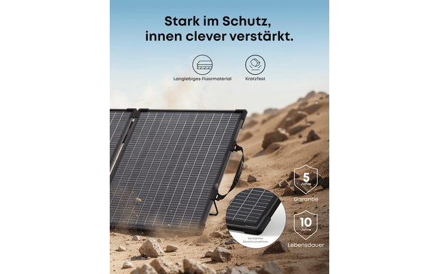 Produktbild Anker Solix PS Serie Solarpanel faltbar mit beidseitiger Energiegewinnung 1