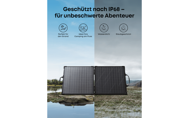 Produktbild Anker Solix PS Serie Solarpanel faltbar mit beidseitiger Energiegewinnung 1
