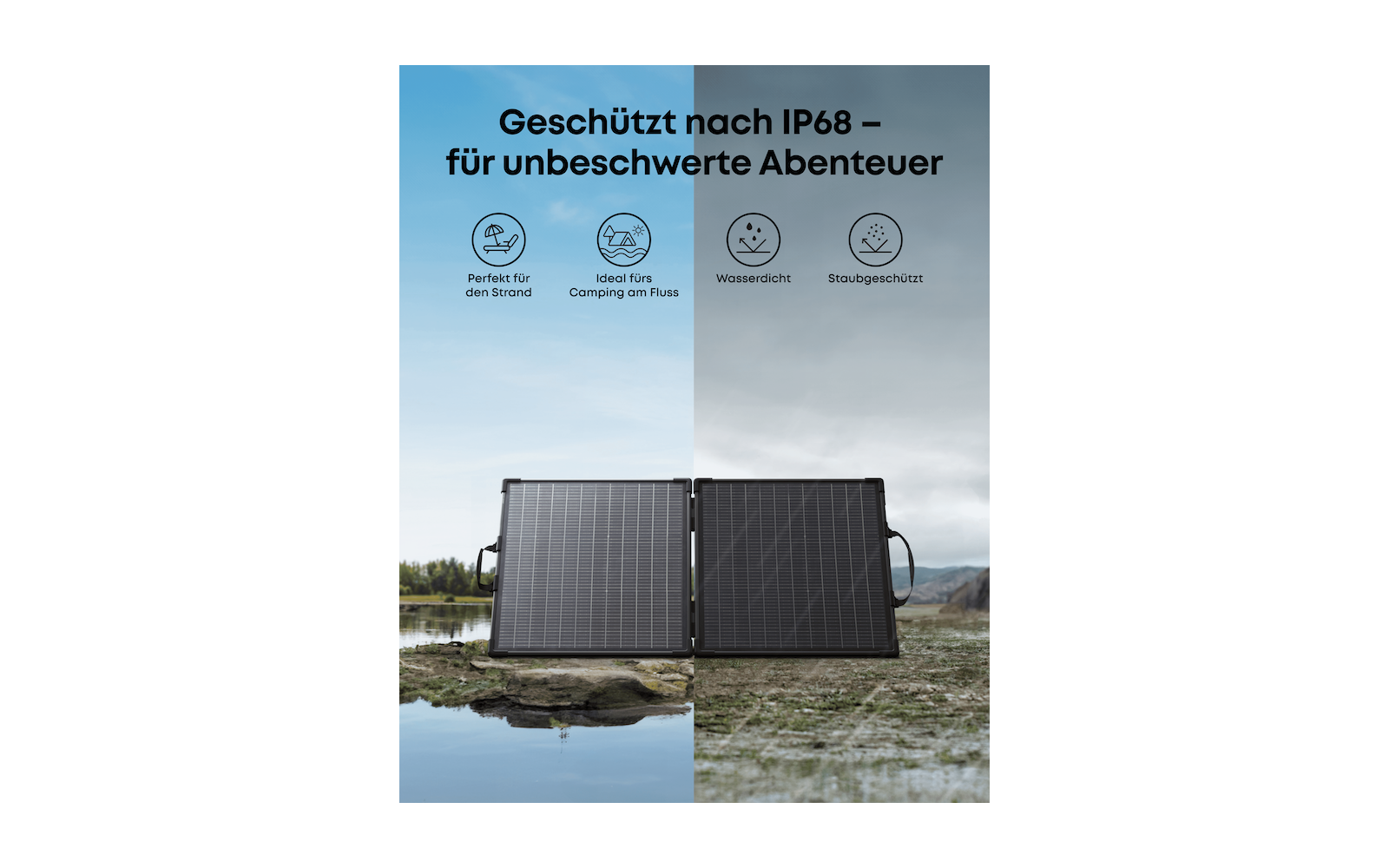 Produktbild Anker Solix PS Serie Solarpanel faltbar mit beidseitiger Energiegewinnung 1