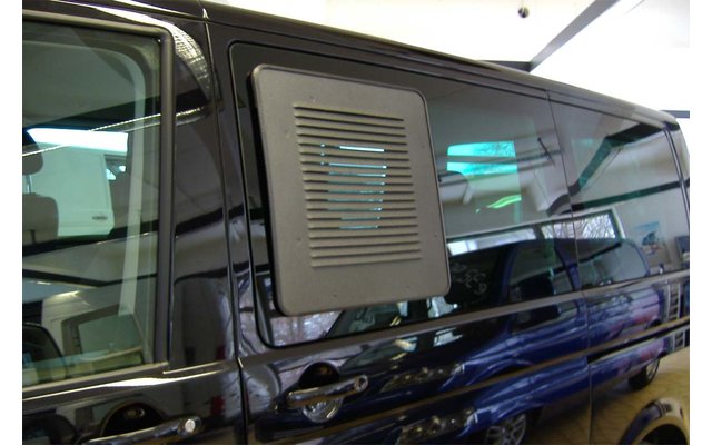 Produktbild H&uuml;lsberg L&uuml;ftungsgitter Aluminium passend f&uuml;r VW Bus T6 Schiebefenster 1