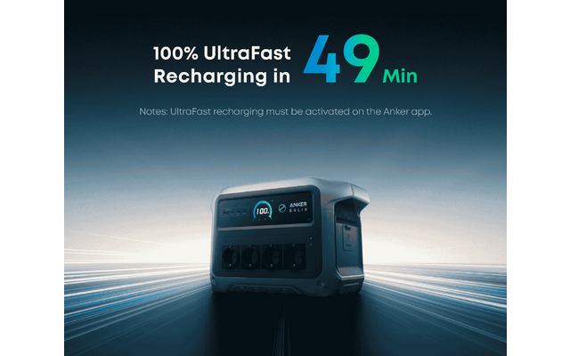 Produktbild Anker Solix C1000 Gen 2 Powerstation 1024 Wh 2000 W mit 600 W Solareingang 1