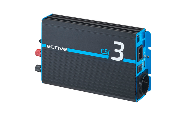 Inverter ECTIVE CSI 3 300W/12V ad onda sinusoidale con caricabatterie, NVS e funzione UPS