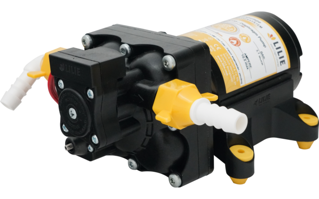 Produktbild Lilie Softserie Membranpumpe / Frischwasserpumpe 4-Kammer-Technik speziell für Filteranlagen 12V 1