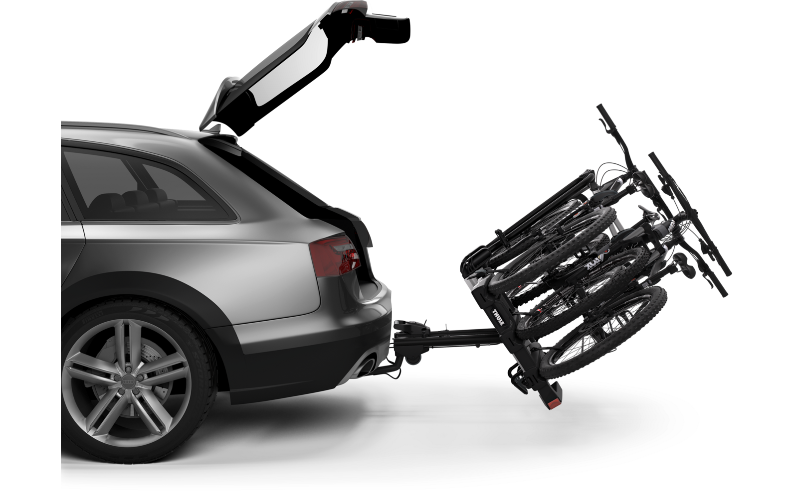 Produktbild Thule EasyFold XT F Fahrradtr&auml;ger f&uuml;r Anh&auml;ngerkupplung Fix4Bike schwarz f&uuml;r 1