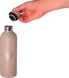 Camplife Edelstahl Thermo-Trinkflasche 500 ml beige matt