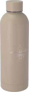 Camplife Edelstahl Thermo-Trinkflasche 500 ml beige matt