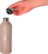 Camplife Edelstahl Thermo-Trinkflasche 500 ml beige matt