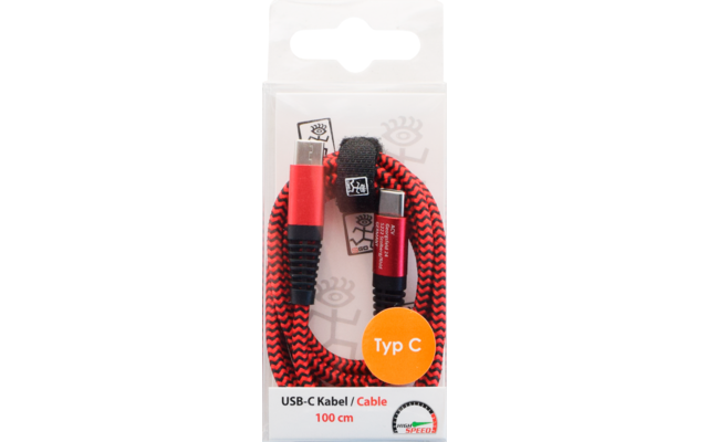 2GO Cavo dati USB Tipo-C 100 cm Rosso