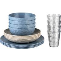 Koziol G&ouml;teborg servies 16-delig nature desert sand voor 4 personen