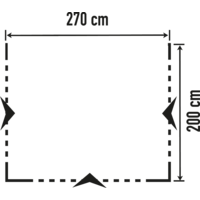 Berger Veneto busluifel/voortent
