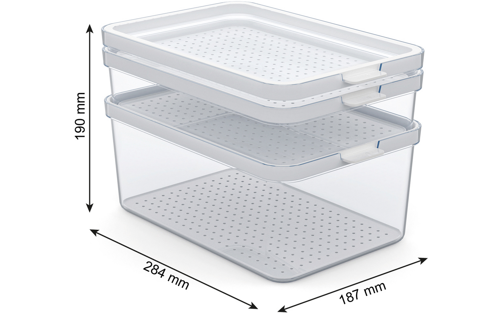 Produktbild Rotho Cauma K&uuml;hlschrankorganizer Set  1