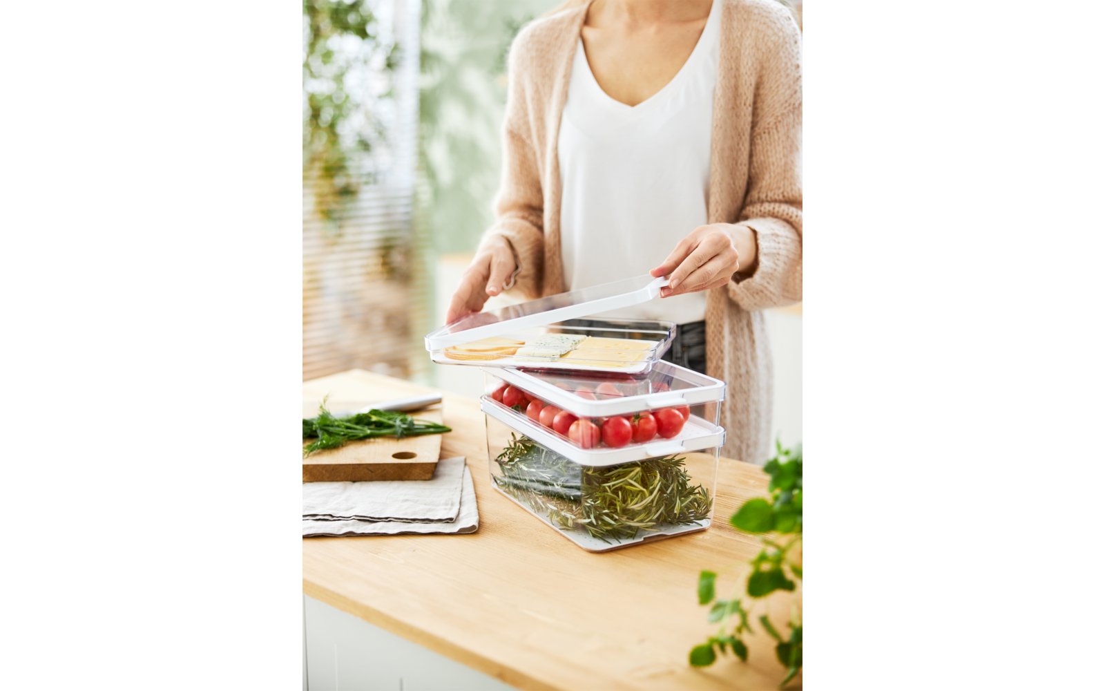 Produktbild Rotho Cauma K&uuml;hlschrankorganizer Set  1