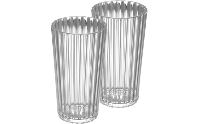 Produktbild Berger Stripes Acryl Trinkgl&auml;ser 410 / 560 ml (2er Set) 1