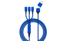 InnTec Hydra ULTRA USB-Kabel 5in1 Farbe: Blau