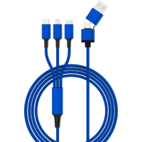 InnTec Hydra ULTRA USB kabel 5in1 Kleur: Blauw