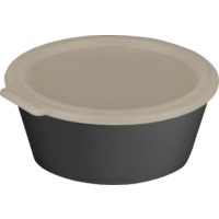 Koziol Move Box Schale mit Deckel 1,3 Liter nature ash grey 