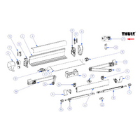 Thule Befestigungssatz passend zu Thule Omnistor 5003