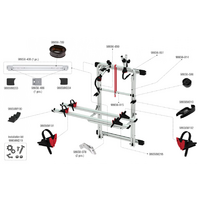 Fiamma kit de montage pour Carry Bike DJ Ducato Black RS R&eacute;f&eacute;rence Fiamma 98656M219
