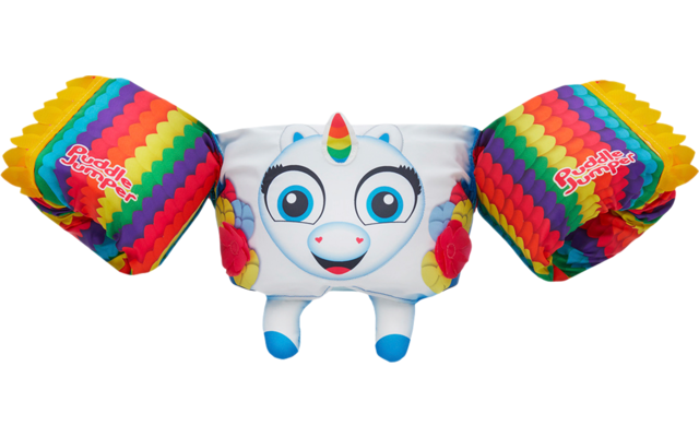 Sevylor Puddle Jumper 3D water wings white colorful unicorn