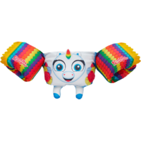 Sevylor Puddle Jumper 3D water wings white colorful unicorn