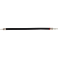 Comet nylon flex slang met 8/10 mm mondstukken snapkoppeling recht 350 mm voor heet water