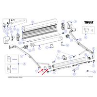 Thule voorpaneelkappen geschikt voor Omnistor 8000