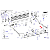 Thule Frontblendenendkappen passend zu Thule Omnistor 8000