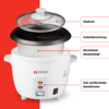 Kleines Produktbild Alpina Reiskocher 0,6 Liter 300 W mit Warmhaltefunktion 1