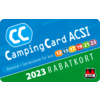 ACSI CampingCard 2023 Guide de camping avec carte de réduction Édition danoise