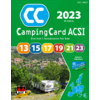 ACSI CampingCard 2023 Guide de camping avec carte de réduction Édition danoise