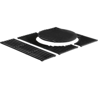 Enders Switch Grid Hyde 3 Grillrost emailliertes Gusseisen mit herausnehmbarem Rundelement 42 x 54 cm