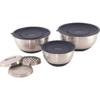 Outwell Chef Bowl Set Juego de cuencos / rallador con tapas 9 piezas