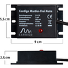 Schwarzes elektronisches Modul mit Aufschrift Cardigo Marder-Frei Auto, Maße 9 cm mal 5,5 cm mal 2,5 cm