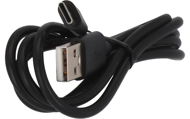 Câble USB noir avec connecteur USB-A