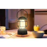 Berger Hopuni Pro LED Campinglaterne mit Dimmfunktion matt schwarz