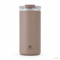 Mug isotherme Groenenberg en acier inoxydable recycl&eacute;, anti-fuites, earth, 440 ml