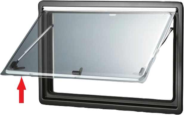 dometic AGS50900X500E ausstellschei.m.anbaut.ag-gl s5  gr *SPECIAL ORDER* main image 0