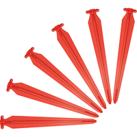 Swiss Piranha RT220 tent peg red 22 cm set of 6