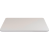 Plateau de table léger blanc brillant 800 x 450 x 28 mm